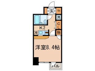 日神パレステ－ジ西麻布(502)の物件間取画像